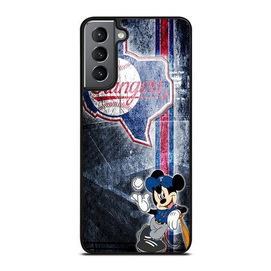 TEXAS RANGERS MICKEY MOUSE Samsung Galaxy S21 Plus Case Cover