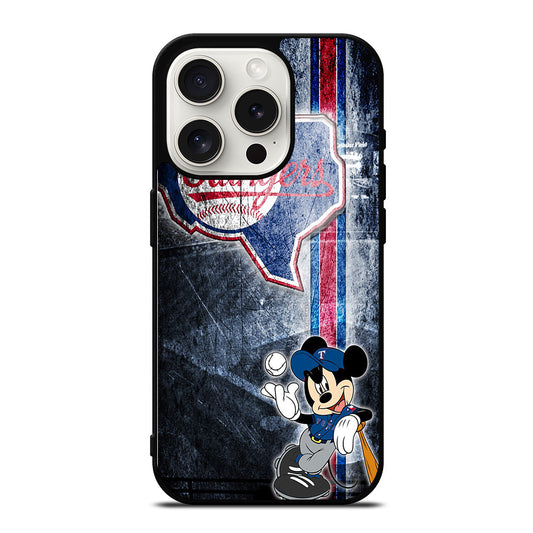 TEXAS RANGERS MICKEY MOUSE iPhone 15 Pro Case Cover