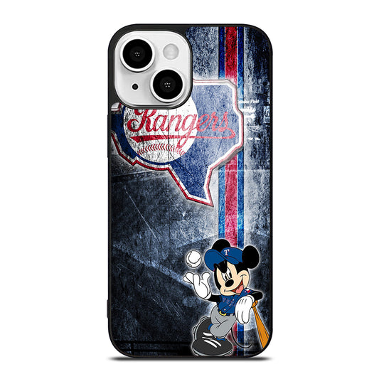 TEXAS RANGERS MICKEY MOUSE iPhone 13 Mini Case Cover