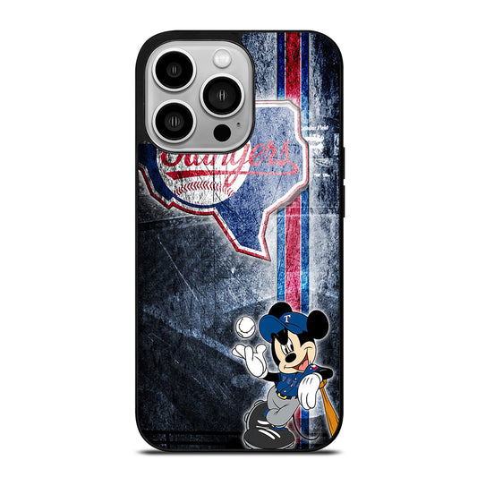 TEXAS RANGERS MICKEY MOUSE iPhone 14 Pro Case Cover
