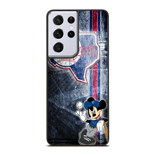 TEXAS RANGERS MICKEY MOUSE Samsung Galaxy S21 Ultra Case Cover