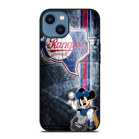 TEXAS RANGERS MICKEY MOUSE iPhone 14 Case Cover