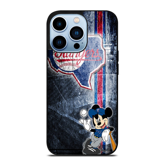TEXAS RANGERS MICKEY MOUSE iPhone 13 Pro Max Case Cover
