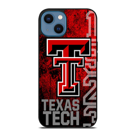 TEXAS TECH FOOTBALL LOGO 2 iPhone 14 Case Cover