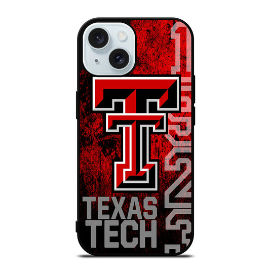 TEXAS TECH FOOTBALL LOGO 2 iPhone 15 Case Cover