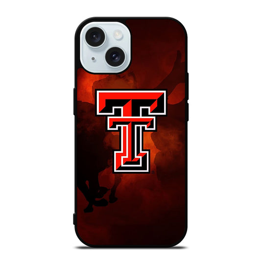 TEXAS TECH FOOTBALL LOGO 3 iPhone 15 Case Cover