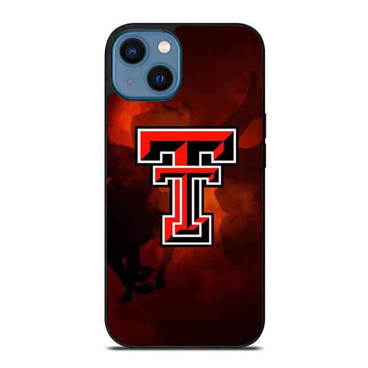 TEXAS TECH FOOTBALL LOGO 3 iPhone 14 Case Cover