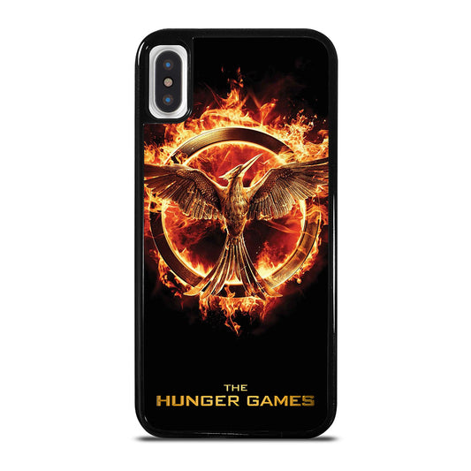 THE HUNGER GAMES BLACK LOGO iPhone X / XS Case Cover