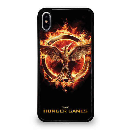 THE HUNGER GAMES BLACK LOGO iPhone XS Max Case Cover