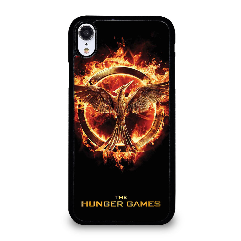 THE HUNGER GAMES BLACK LOGO iPhone XR Case Cover