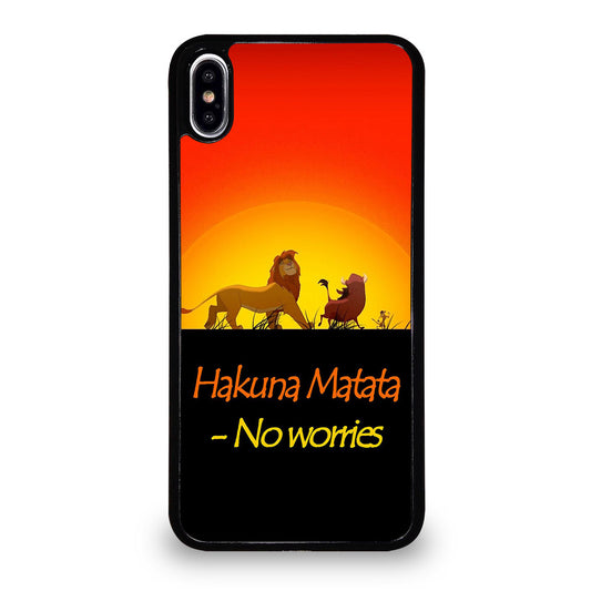 THE LION KING HAKUNA MATATA 2 iPhone XS Max Case Cover