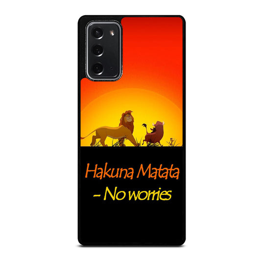 THE LION KING HAKUNA MATATA 2 Samsung Galaxy Note 20 Case Cover