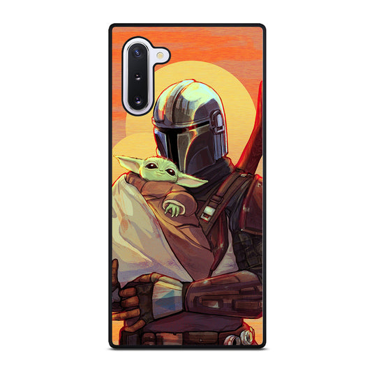 THE MANDALORIAN AND BABY YODA 2 Samsung Galaxy Note 10 Case Cover
