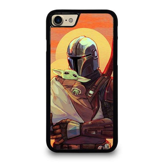 THE MANDALORIAN AND BABY YODA 2 iPhone 7 / 8 Case Cover