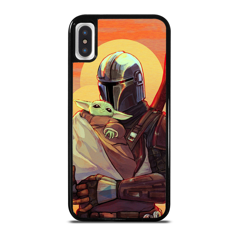 THE MANDALORIAN AND BABY YODA 2 iPhone X / XS Case Cover