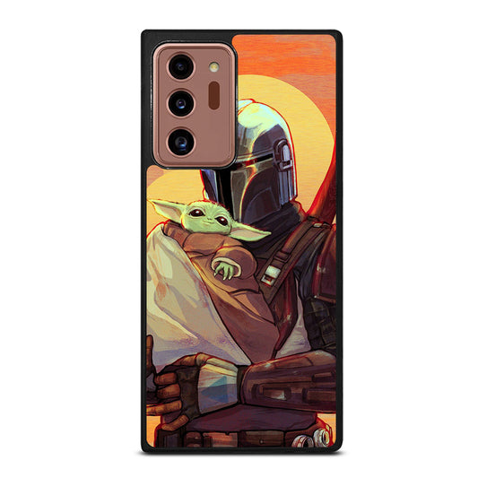 THE MANDALORIAN AND BABY YODA 2 Samsung Galaxy Note 20 Ultra Case Cover