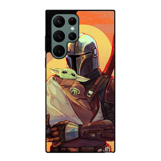 THE MANDALORIAN AND BABY YODA 2 Samsung Galaxy S22 Ultra Case Cover