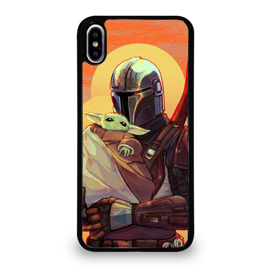 THE MANDALORIAN AND BABY YODA 2 iPhone XS Max Case Cover