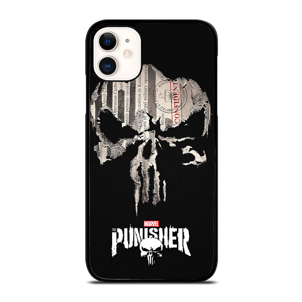 THE PUNISHER MARVEL SKULL LOGO 1 iPhone 11 Case Cover
