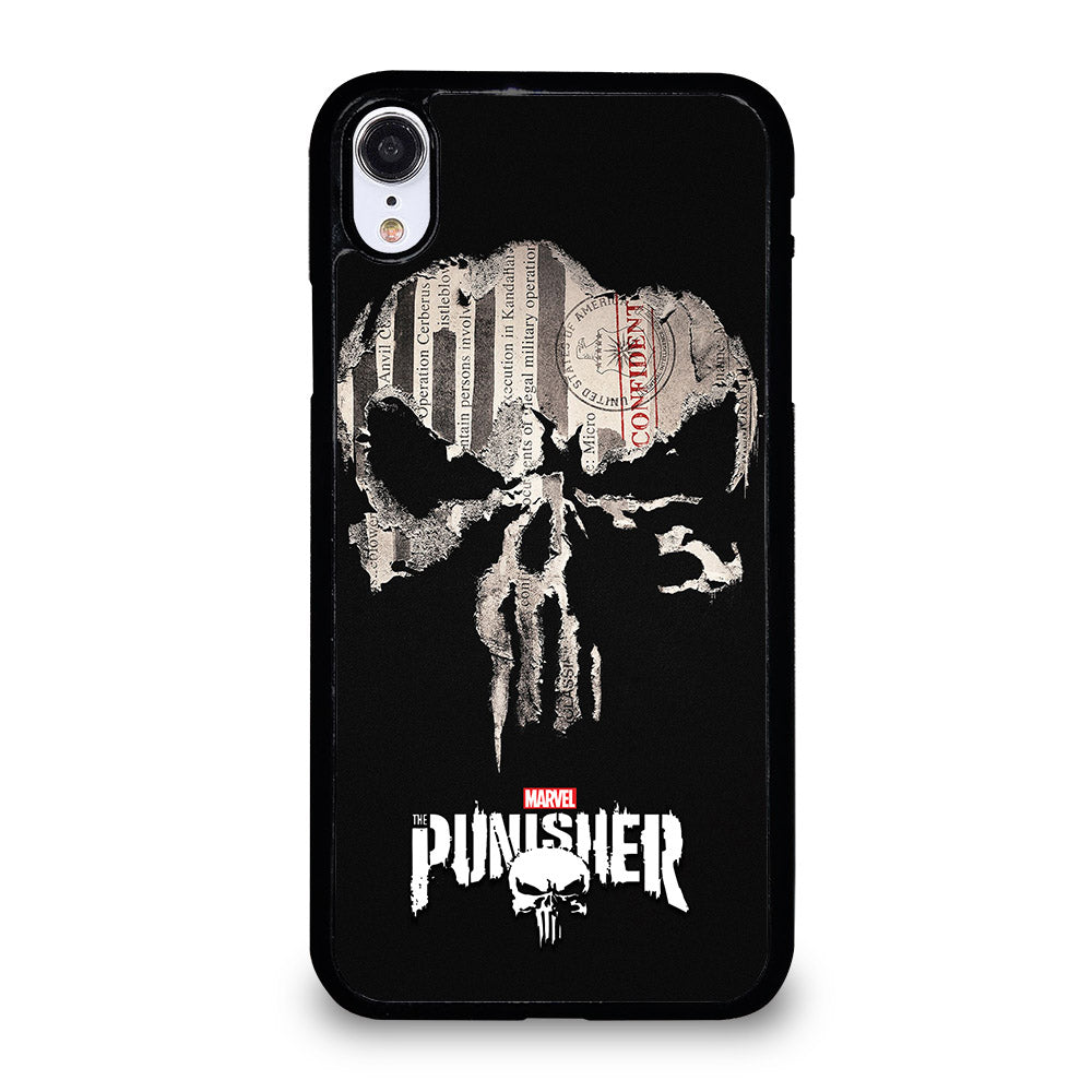 THE PUNISHER MARVEL SKULL LOGO 1 iPhone XR Case Cover