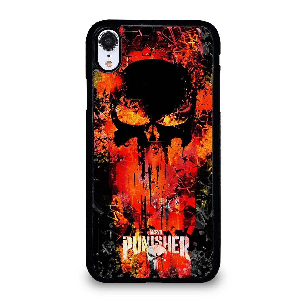 THE PUNISHER MARVEL SKULL LOGO 2 iPhone XR Case Cover