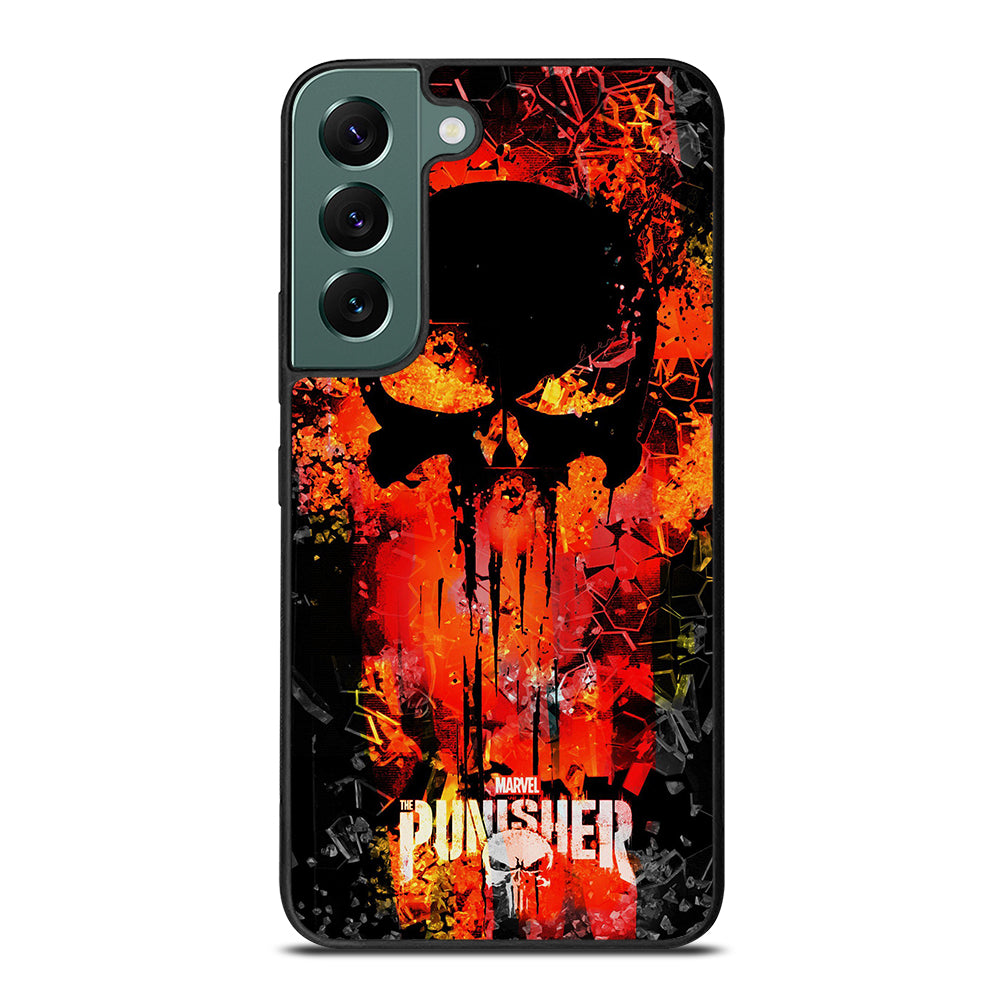 THE PUNISHER MARVEL SKULL LOGO 2 Samsung Galaxy S22 Case Cover