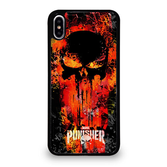 THE PUNISHER MARVEL SKULL LOGO 2 iPhone XS Max Case Cover