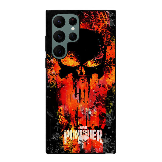 THE PUNISHER MARVEL SKULL LOGO 2 Samsung Galaxy S22 Ultra Case Cover