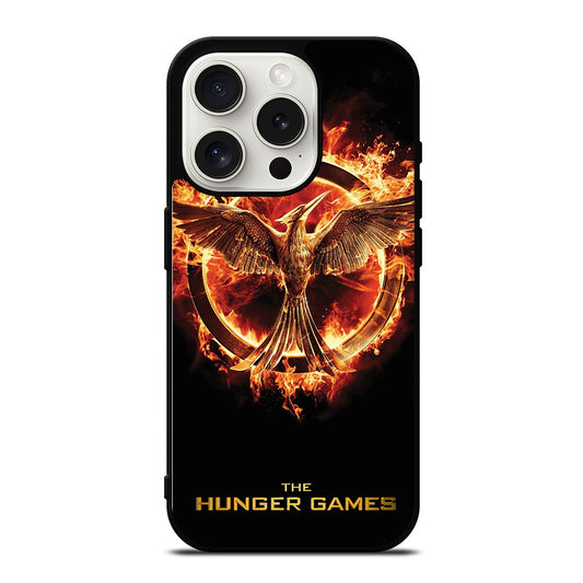 THE HUNGER GAMES BLACK LOGO iPhone 15 Pro Case Cover