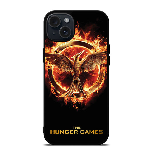 THE HUNGER GAMES BLACK LOGO iPhone 15 Plus Case Cover