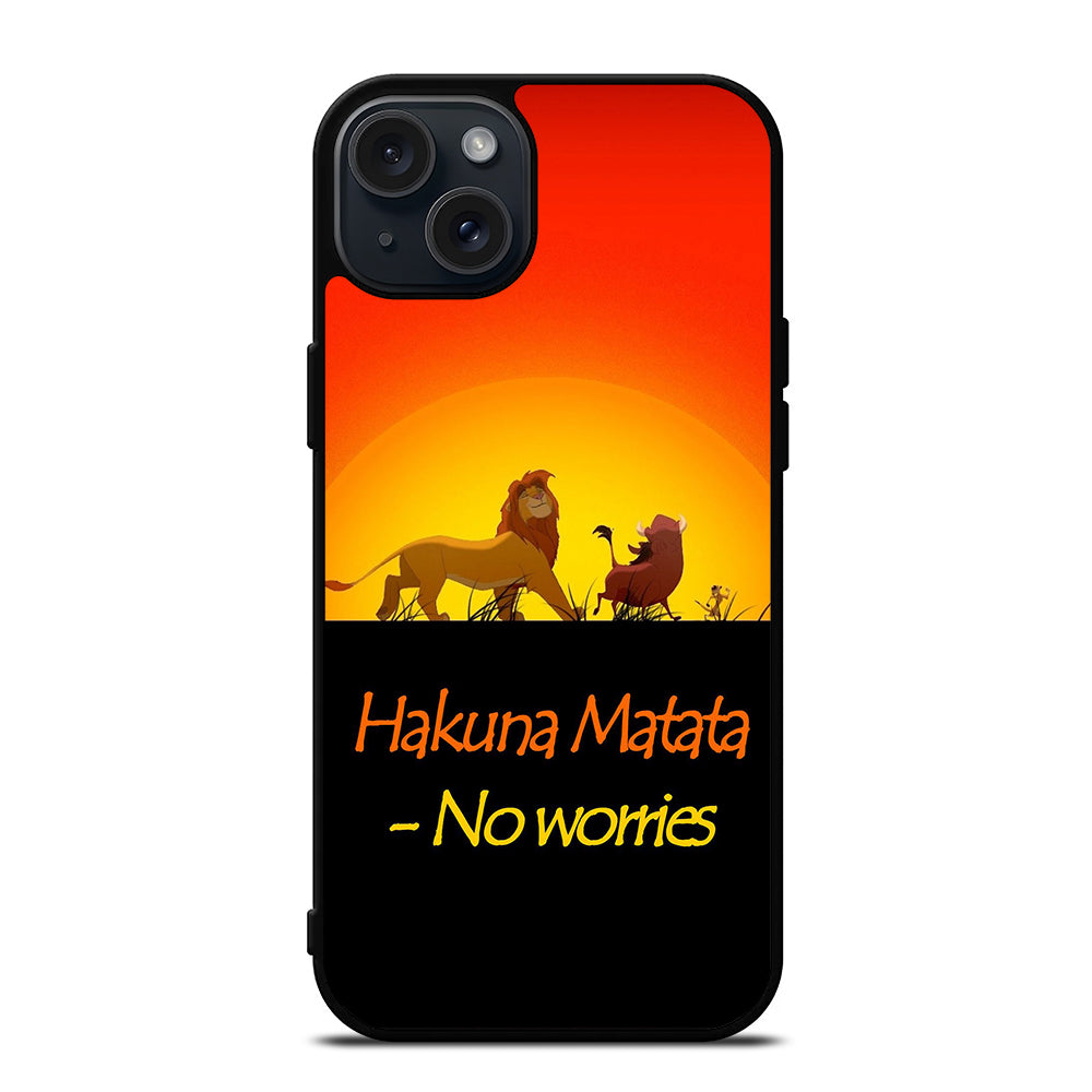 THE LION KING HAKUNA MATATA 2 iPhone 15 Plus Case Cover