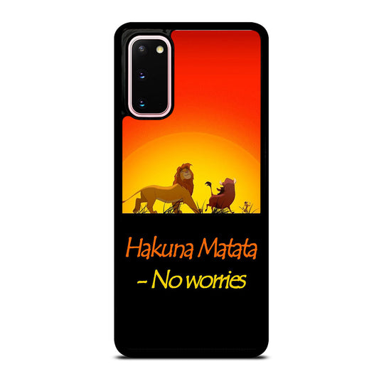 THE LION KING HAKUNA MATATA 2 Samsung Galaxy S20 Case Cover