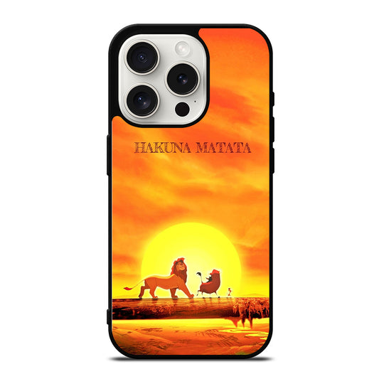 THE LION KING HAKUNA MATATA iPhone 15 Pro Case Cover
