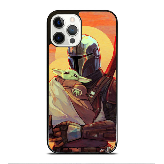 THE MANDALORIAN AND BABY YODA 2 iPhone 12 Pro Case Cover