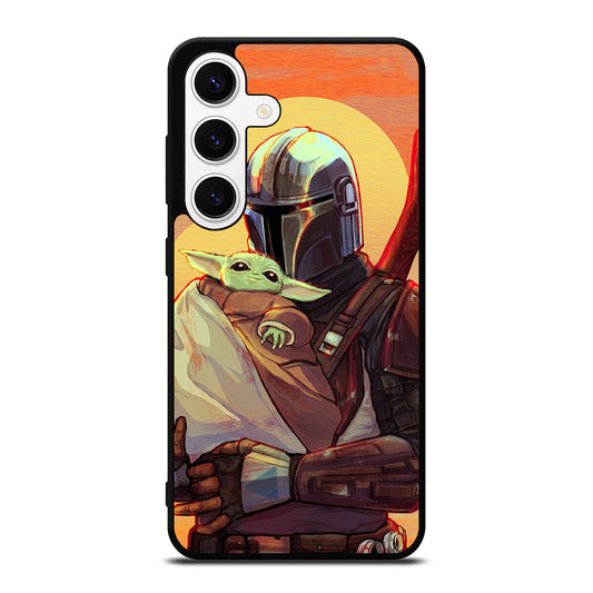 THE MANDALORIAN AND BABY YODA 2 Samsung Galaxy S24 Case Cover