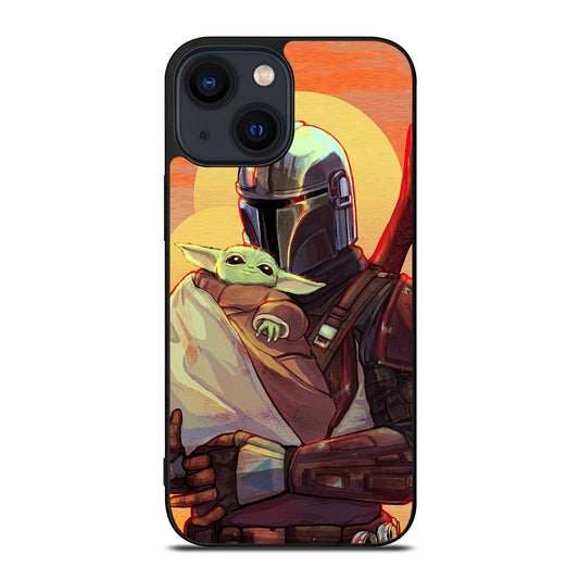 THE MANDALORIAN AND BABY YODA 2 iPhone 14 Plus Case Cover