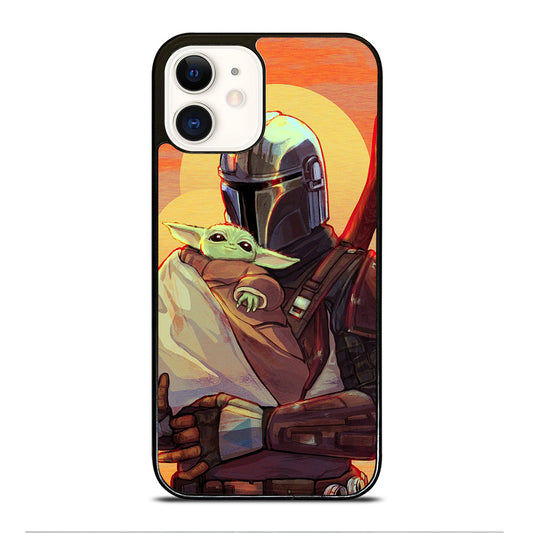 THE MANDALORIAN AND BABY YODA 2 iPhone 12 Case Cover