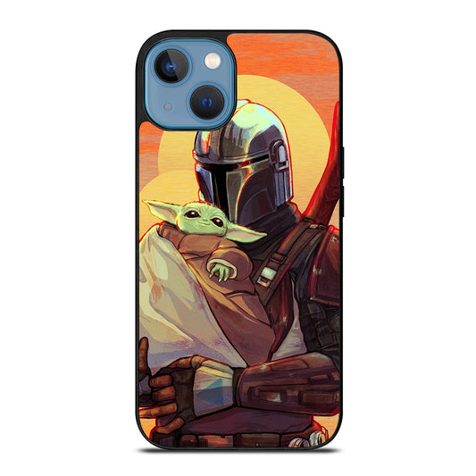 THE MANDALORIAN AND BABY YODA 2 iPhone 13 Case Cover