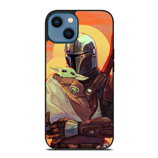 THE MANDALORIAN AND BABY YODA 2 iPhone 14 Case Cover
