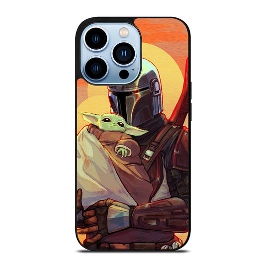 THE MANDALORIAN AND BABY YODA 2 iPhone 13 Pro Max Case Cover