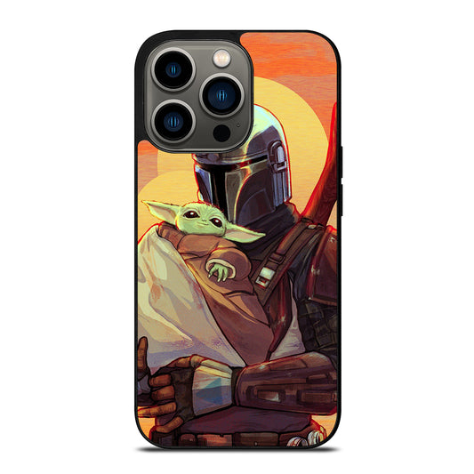 THE MANDALORIAN AND BABY YODA 2 iPhone 13 Pro Case Cover