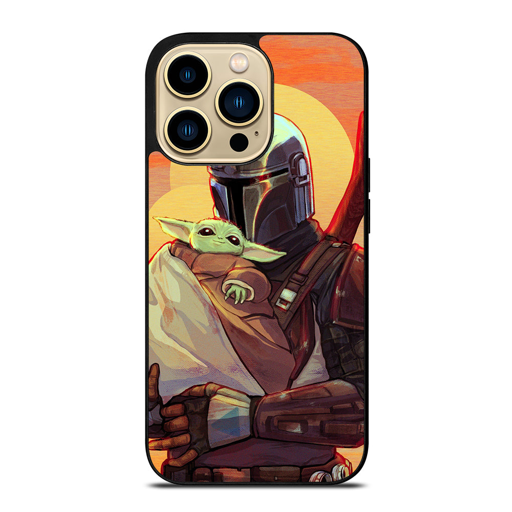THE MANDALORIAN AND BABY YODA 2 iPhone 14 Pro Max Case Cover
