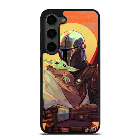 THE MANDALORIAN AND BABY YODA 2 Samsung Galaxy S23 Plus Case Cover