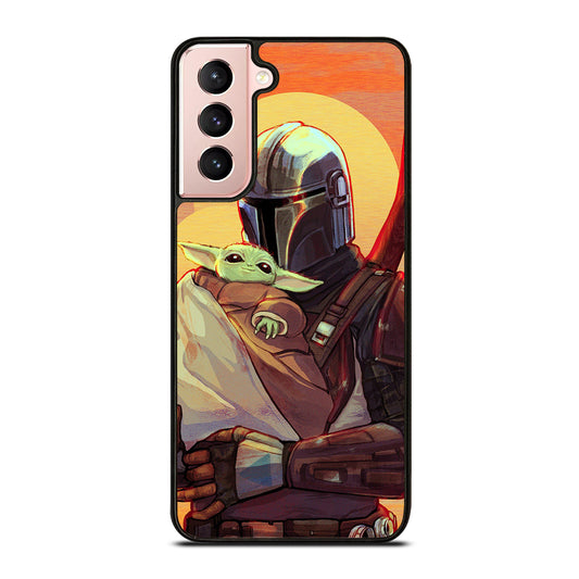 THE MANDALORIAN AND BABY YODA 2 Samsung Galaxy S21 Case Cover