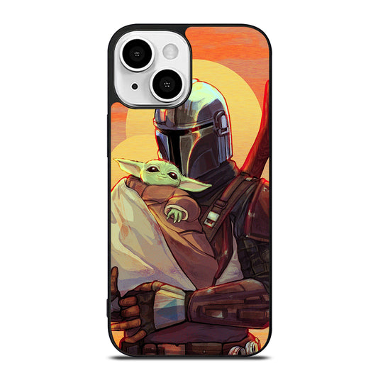 THE MANDALORIAN AND BABY YODA 2 iPhone 13 Mini Case Cover