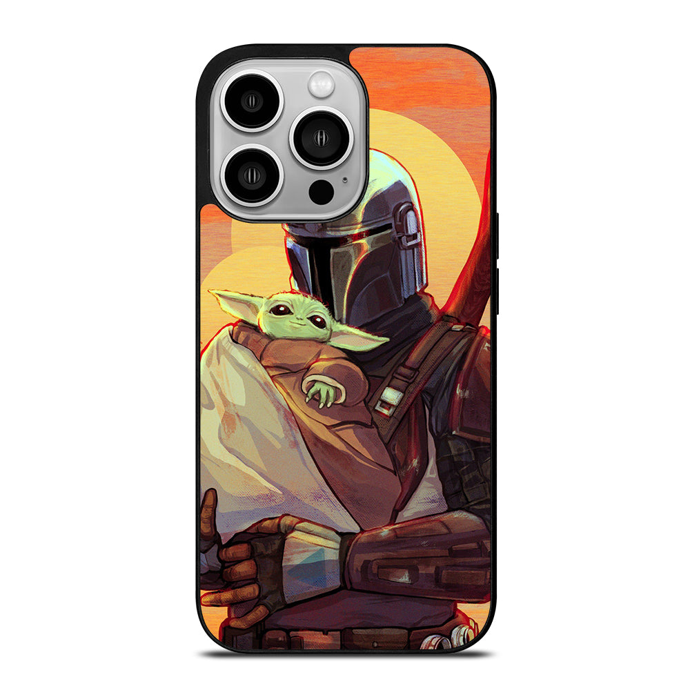 THE MANDALORIAN AND BABY YODA 2 iPhone 14 Pro Case Cover