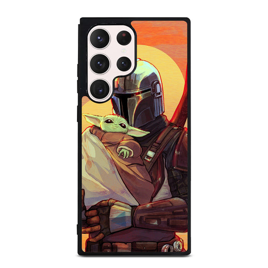 THE MANDALORIAN AND BABY YODA 2 Samsung Galaxy S23 Ultra Case Cover