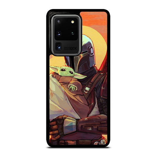 THE MANDALORIAN AND BABY YODA 2 Samsung Galaxy S20 Ultra Case Cover