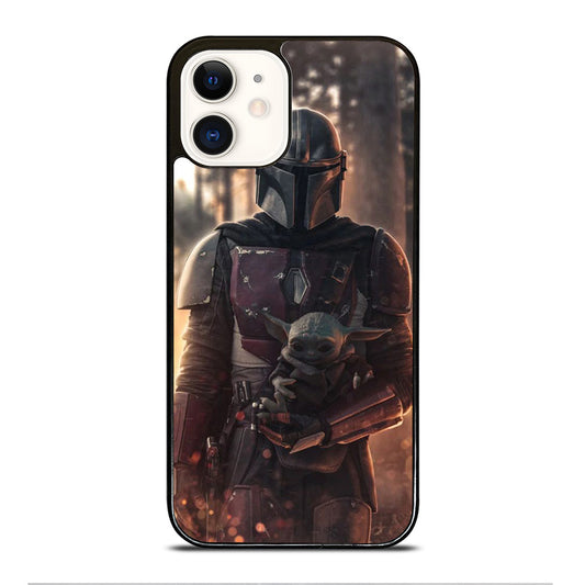 THE MANDALORIAN AND BABY YODA iPhone 12 Case Cover