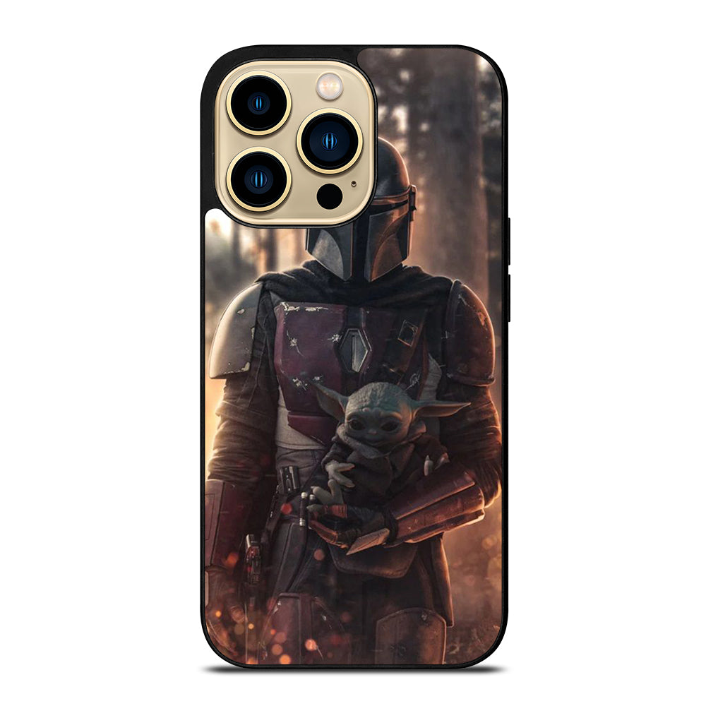 THE MANDALORIAN AND BABY YODA iPhone 14 Pro Max Case Cover